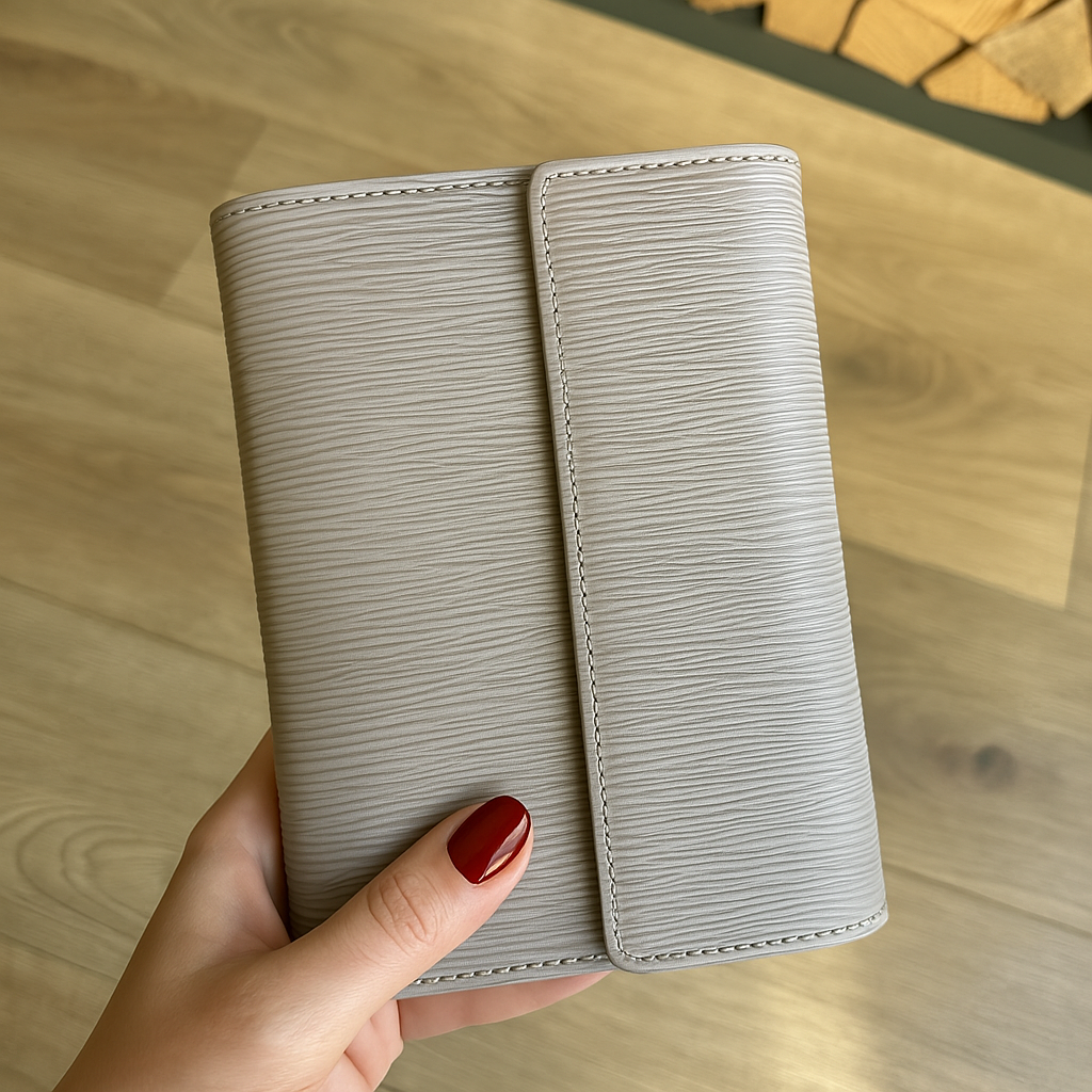 luxe binder A6 - taupe