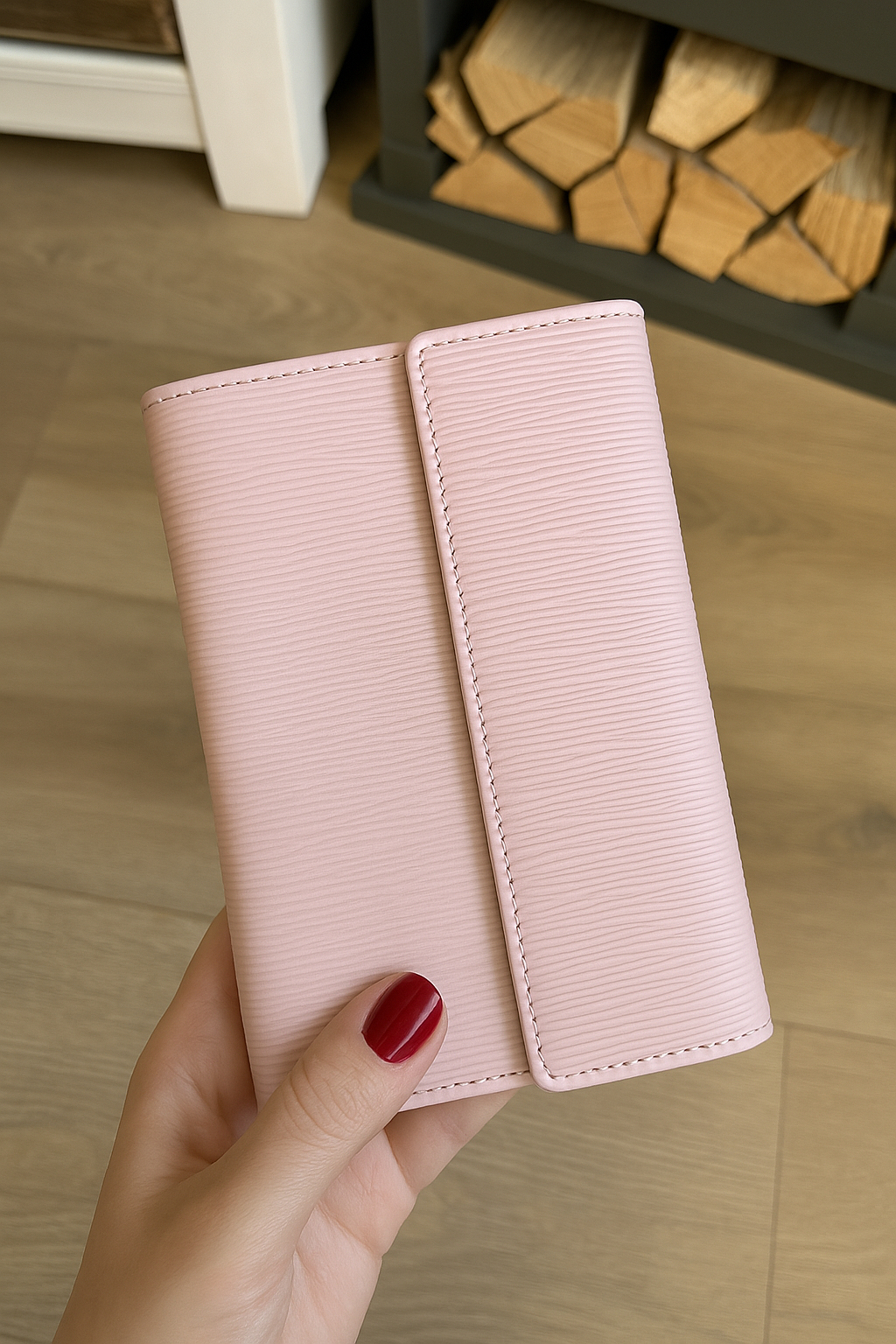 luxe binder A6 - roze