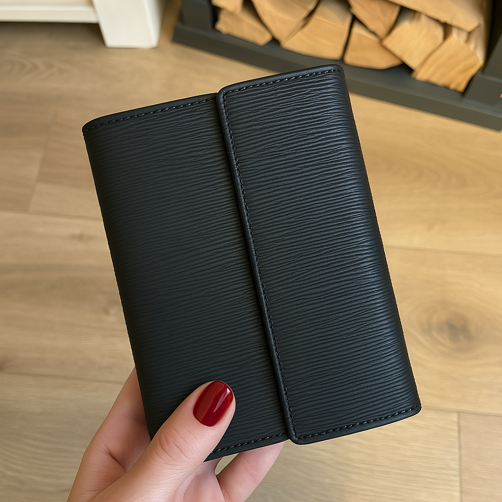 luxe binder A6 - zwart