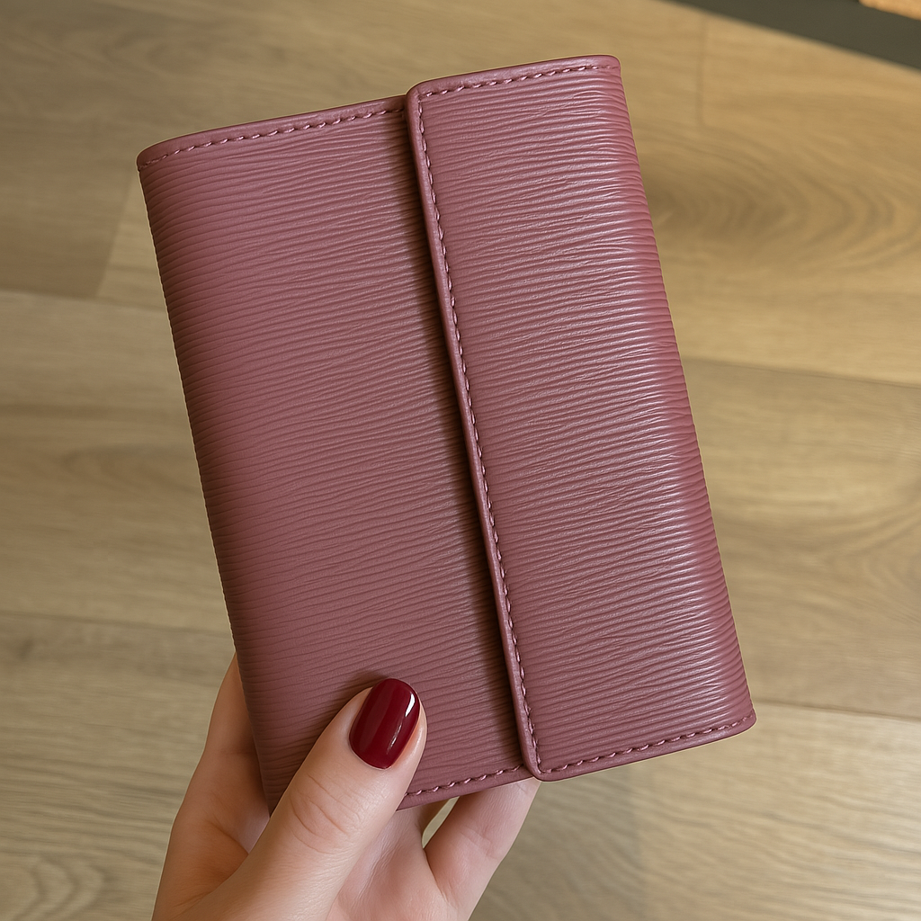 luxe binder A6 - dusty rose