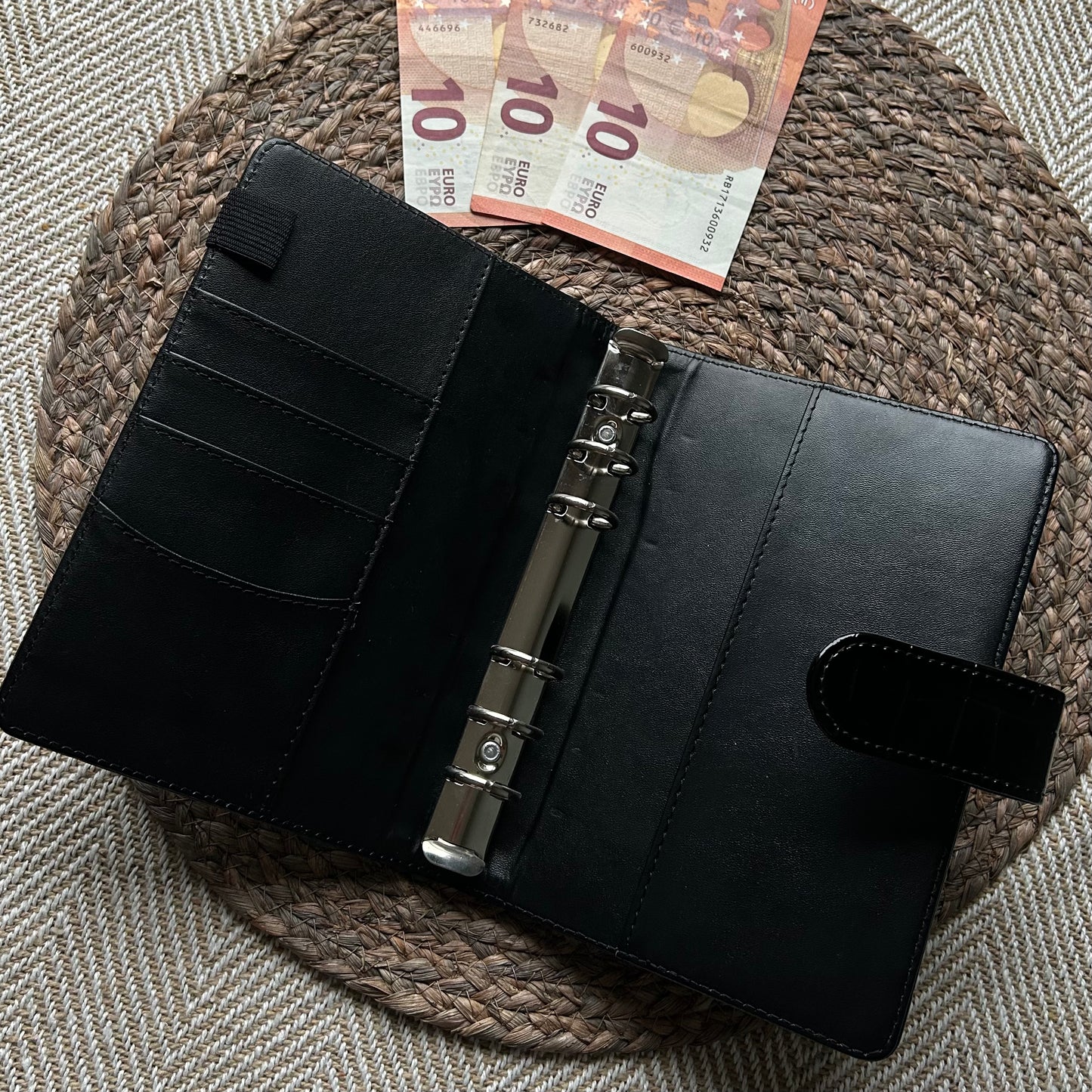 Binder A6 - snake zwart