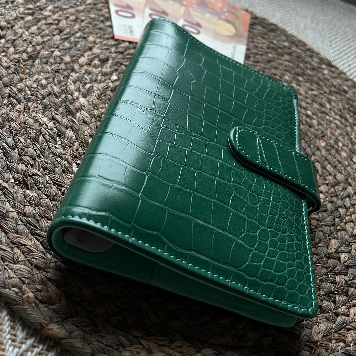 Binder A6 - snake groen
