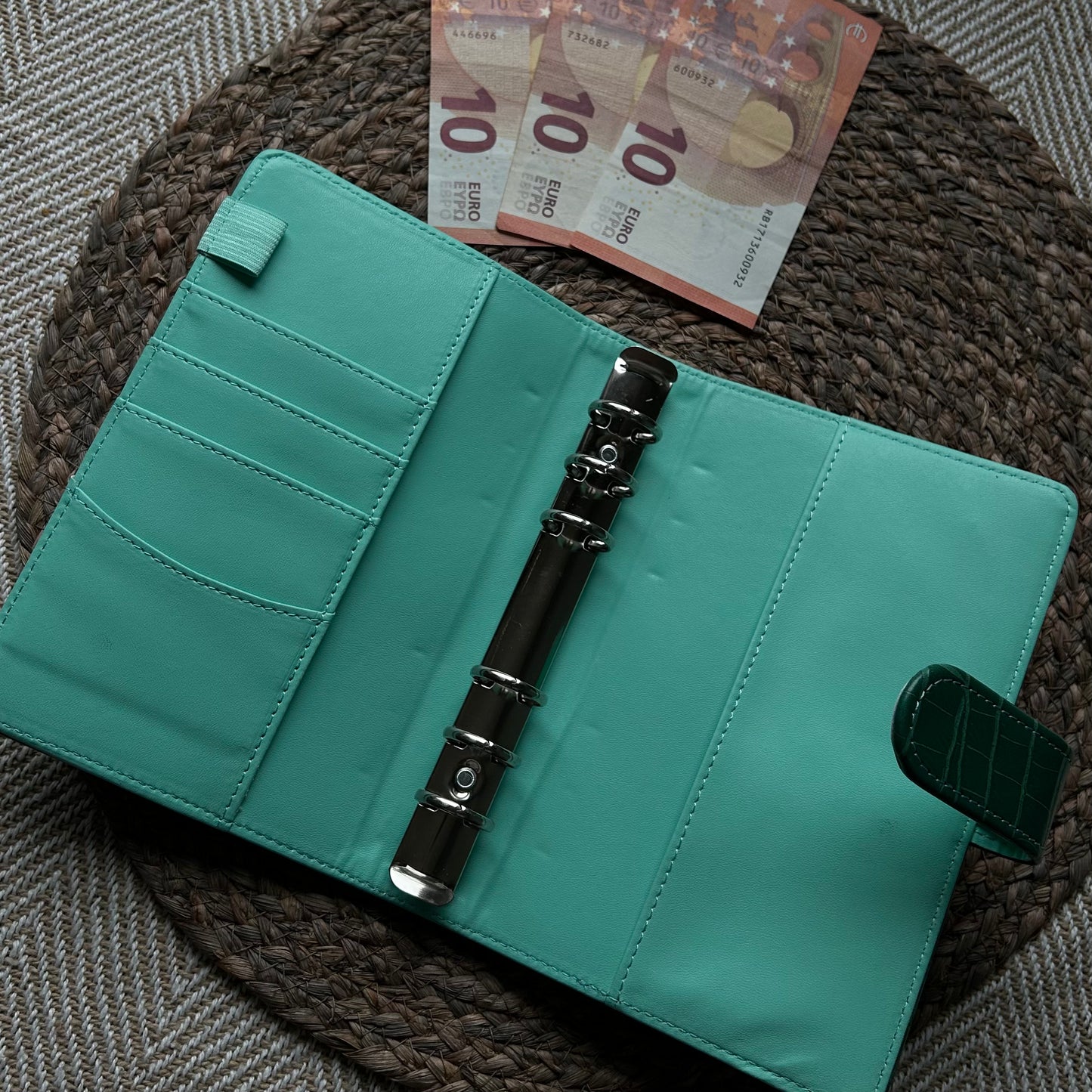 Binder A6 - snake groen