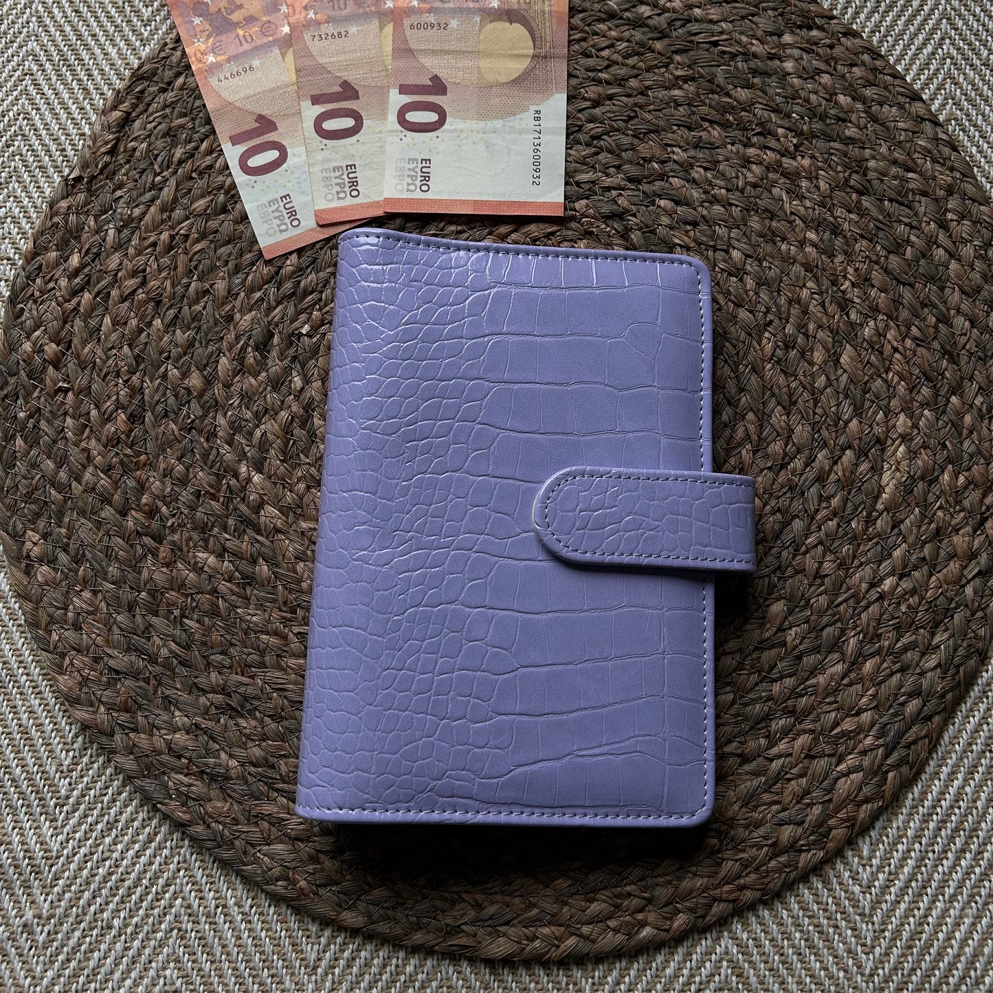 Binder A6 - snake lila paars