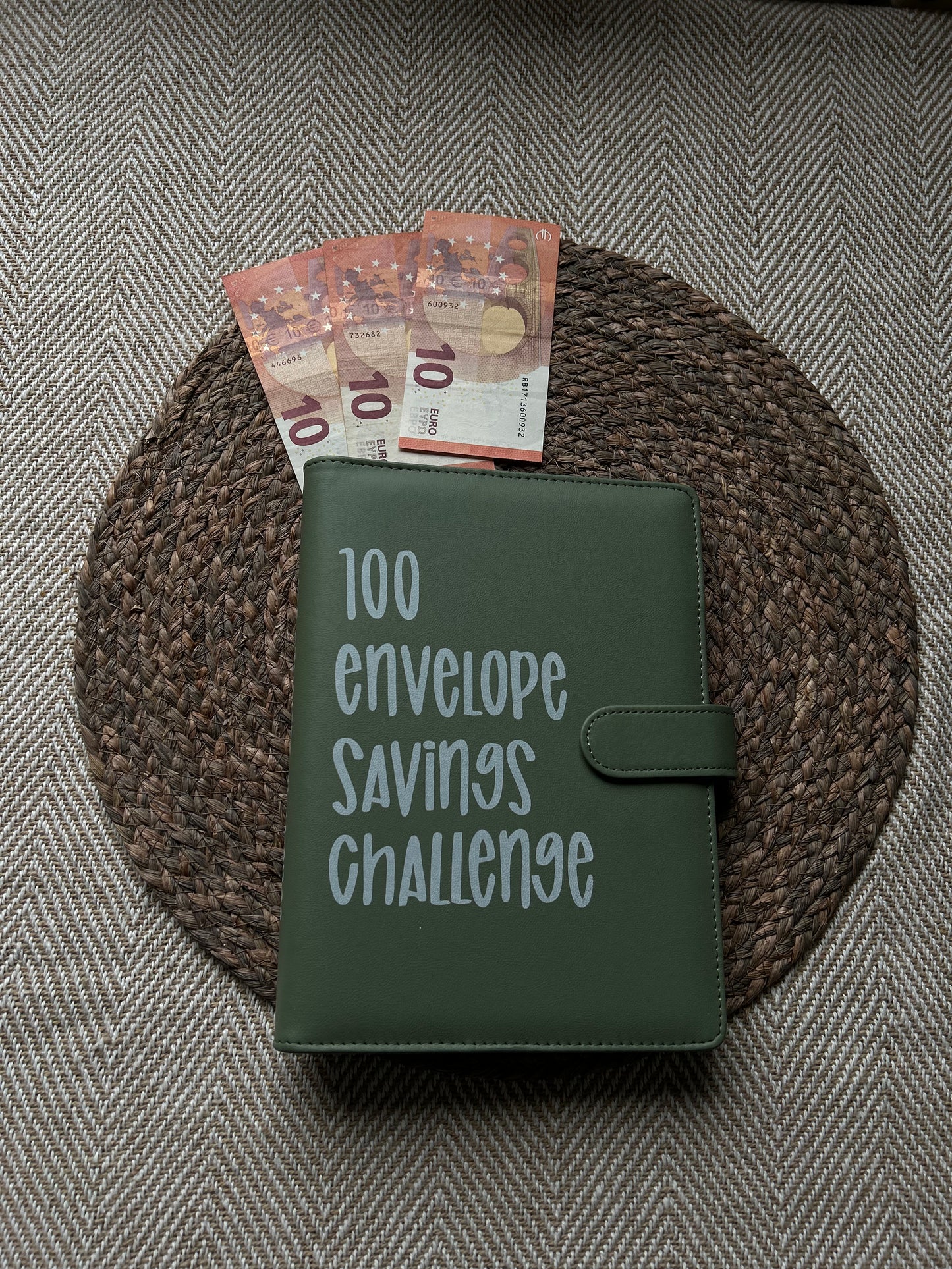 Binder A5 - 100 enveloppen challenge groen