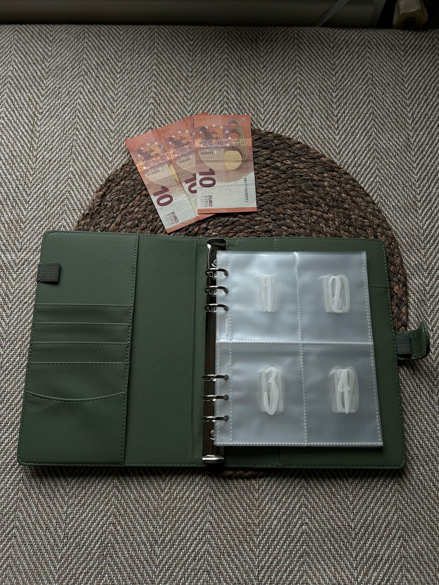 Binder A5 - 100 enveloppen challenge groen