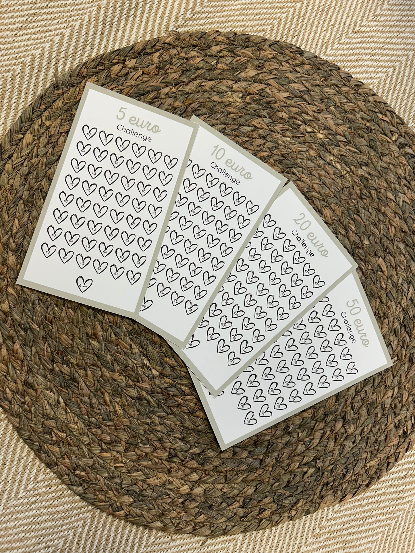 Challenge combi €5, €10, €20 & €50 - beige