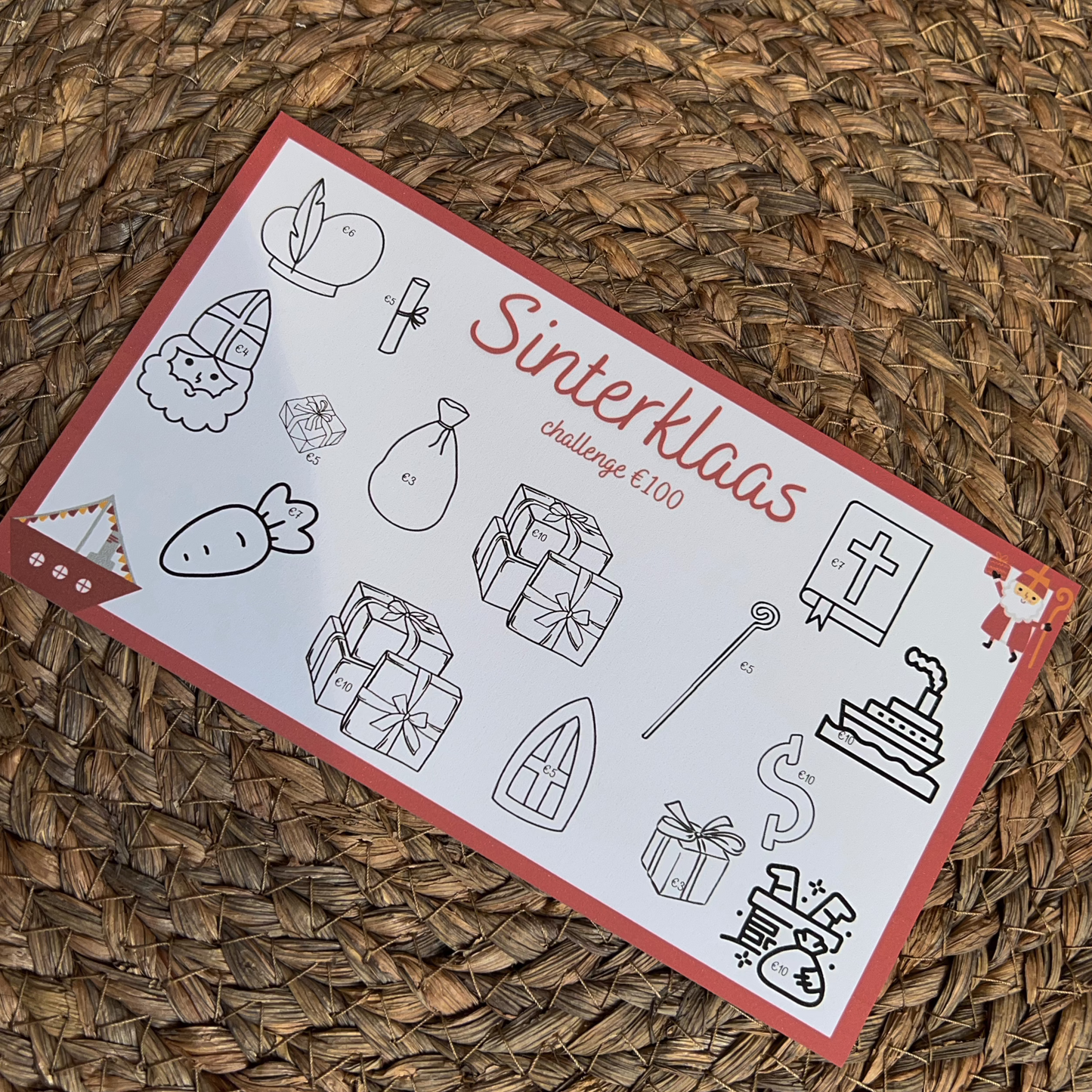 Sinterklaas symbolen - €100