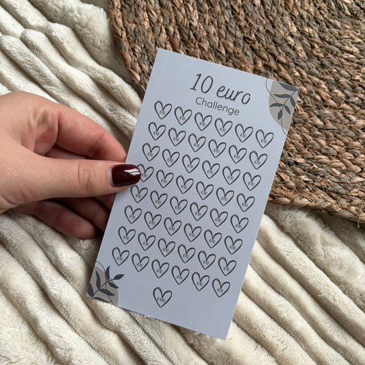 Challenge €10 - beige bloem