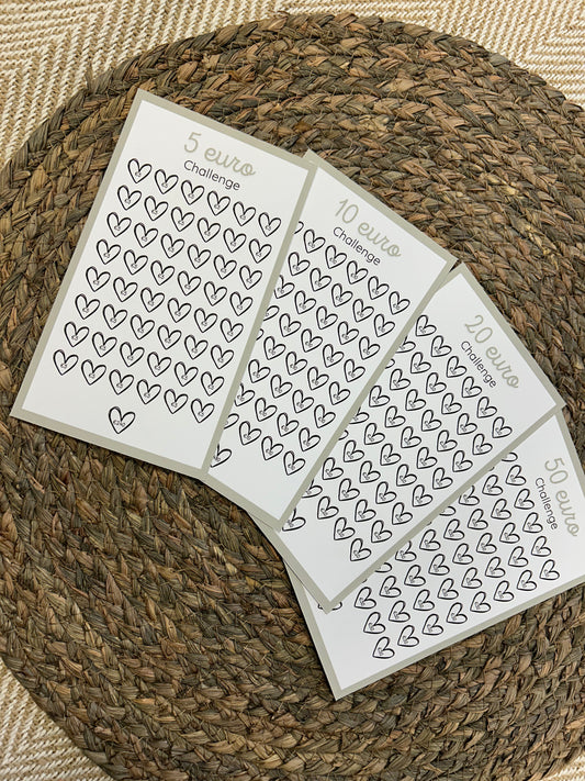 Challenge combi €5, €10, €20 & €50 - beige