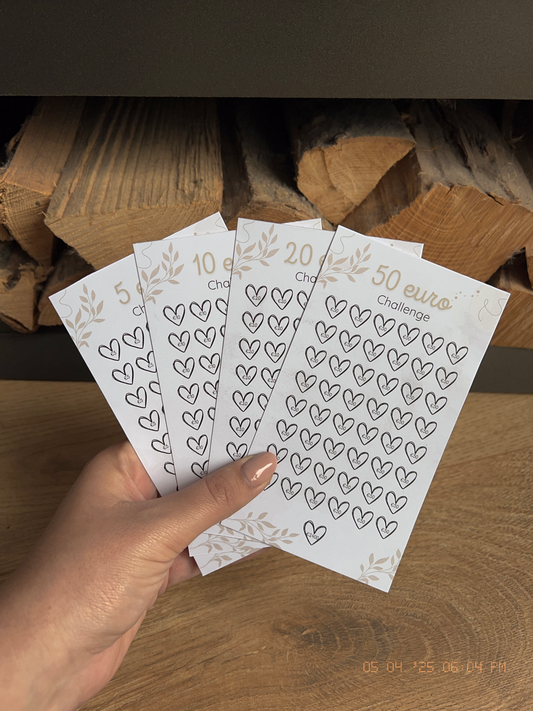Challenge combi €5, €10, €20 & €50 - beige