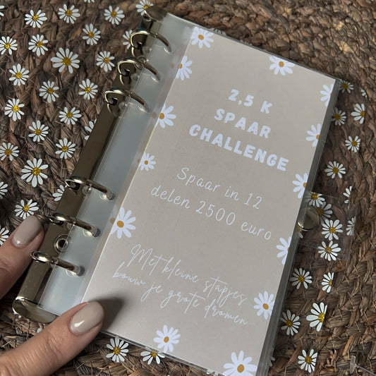 🌼  2,5 K spaar challenge. Limited Edition! 🌼